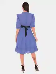 Небесно-голубой платье женское
