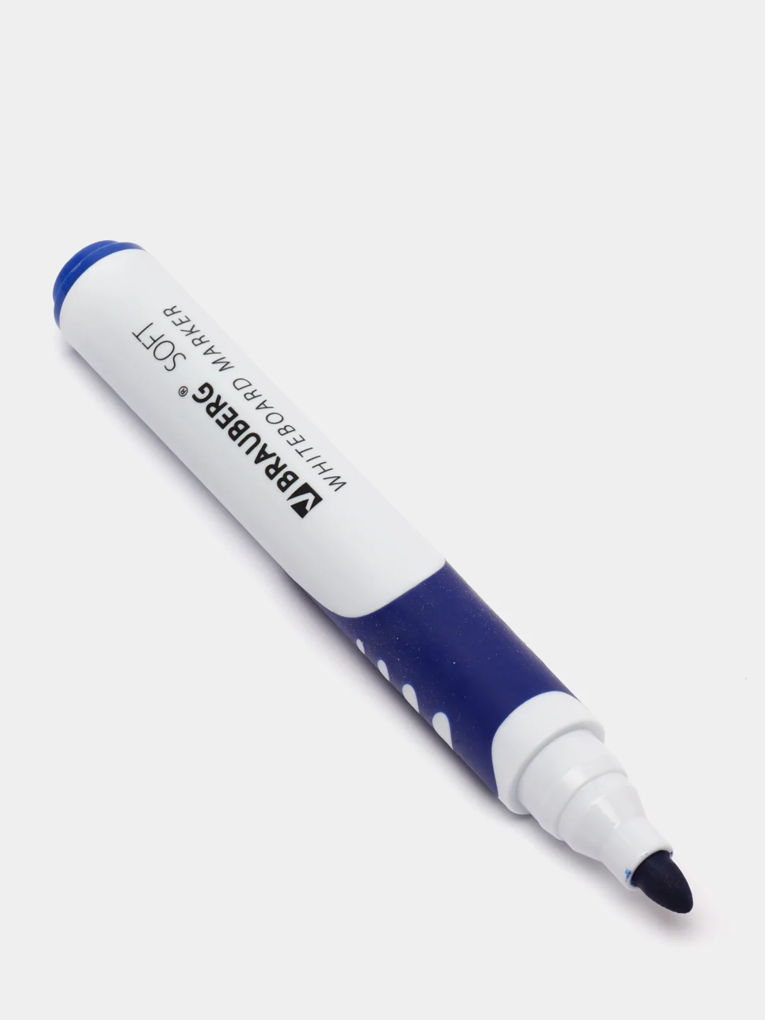 Маркеры для доски BRAUBERG SOFT, НАБОР 4 шт., АССОРТИ, резиновая вставка, 5 мм, 151252