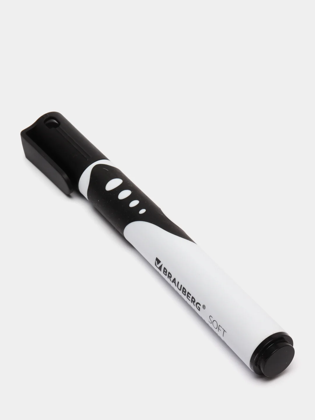 Маркеры для доски BRAUBERG SOFT, НАБОР 4 шт., АССОРТИ, резиновая вставка, 5 мм, 151252