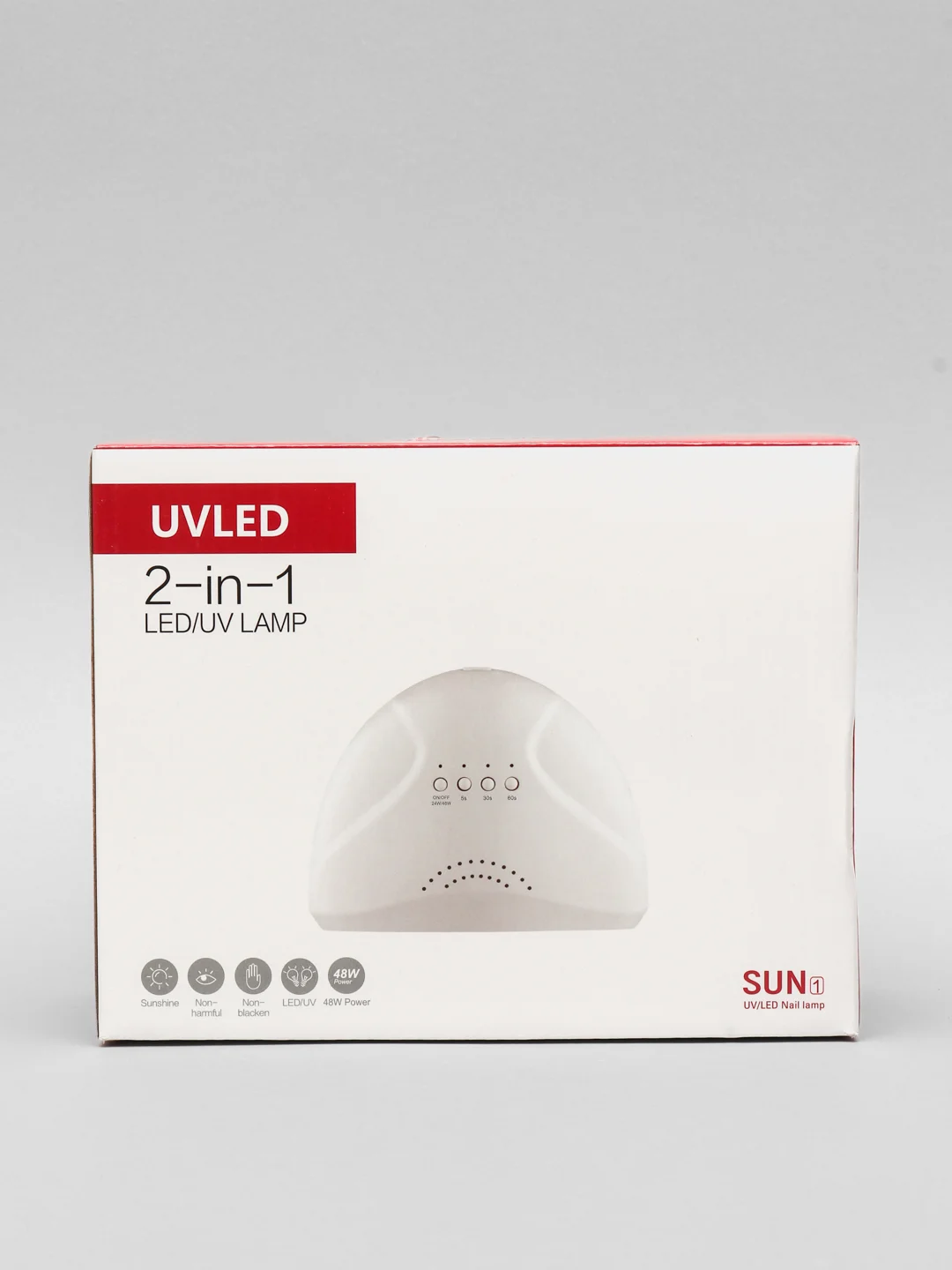 Лампа для ногтей SUN ONE, UV/LED, 48 Вт