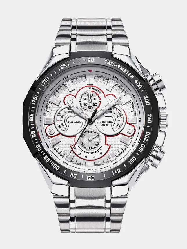 Белый часы наручные мужские Longbo 8830