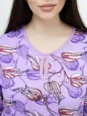 Пурпурный milena21 Туника  женская "Капелька", туника из хлопка