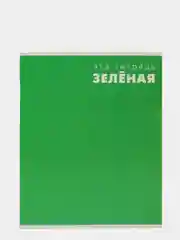 Зеленый тетрадь в клетку Calligrata "Это Тетрадь..", 48 листов