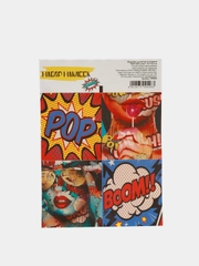 Наклейки для цветов и подарков "Pop Art детка", 15 х 11,5 см