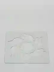 Трафарет пластиковый Luxart Template Этнические символы 3, 10х10см, толщина 0,7 мм