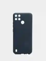 Темно-синий чехол для Realme C21Y цветной матовый
