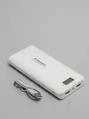 Белый внешний аккумулятор Power Bank Pineng PN-999, 20000 мАч