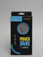 Серебряный внешний аккумулятор Power Bank Pineng PN-999, 20000 мАч