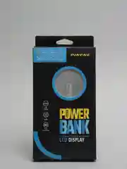 Серебряный внешний аккумулятор Power Bank Pineng PN-989, 20000 мАч