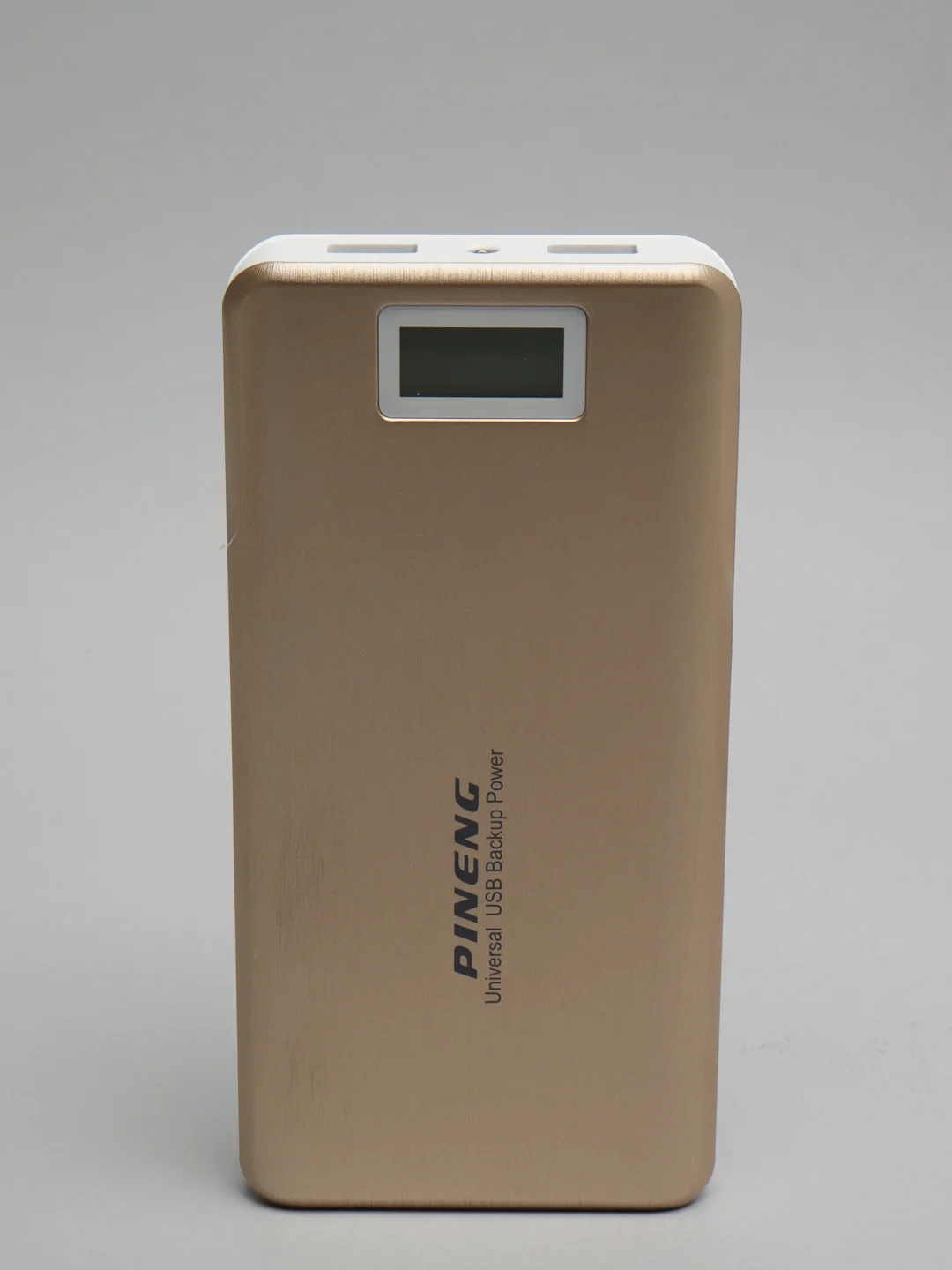 Золотой внешний аккумулятор Power Bank Pineng PN-999, 20000 мАч