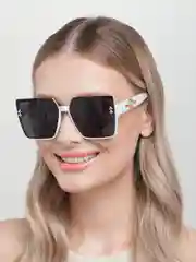Белый солнцезащитные женские очки, с защитой от ультрафиолета, UV400