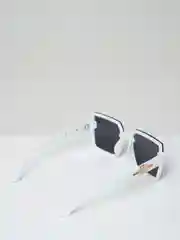 Белый солнцезащитные женские очки, с защитой от ультрафиолета, UV400