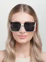 Белый солнцезащитные женские очки, с защитой от ультрафиолета, UV400