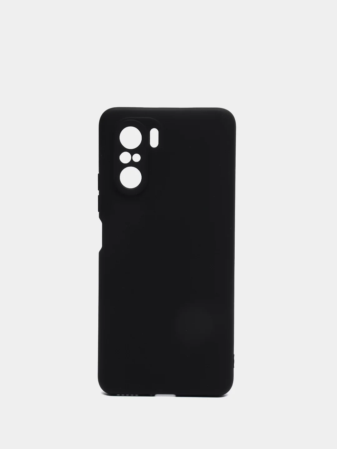 Черный чехол для Poco F3 / Xiaomi Mi 11i (2021) цветной матовый