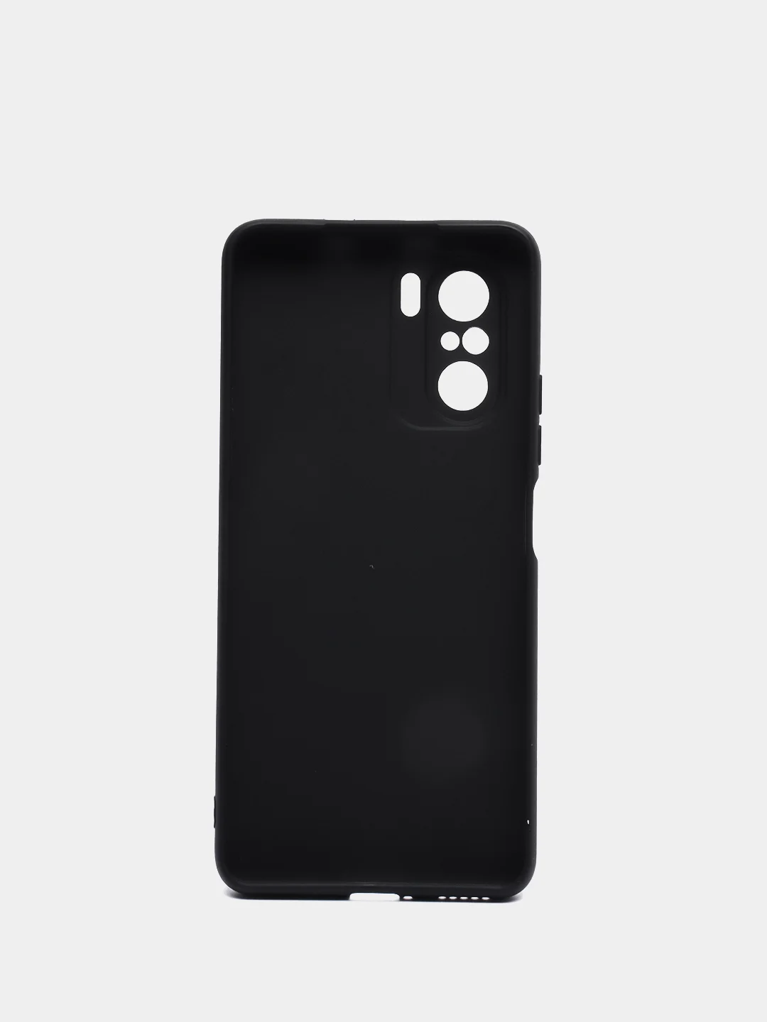 Черный чехол для Poco F3 / Xiaomi Mi 11i (2021) цветной матовый