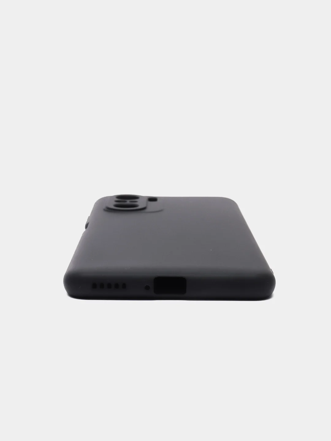 Черный чехол для Poco F3 / Xiaomi Mi 11i (2021) цветной матовый