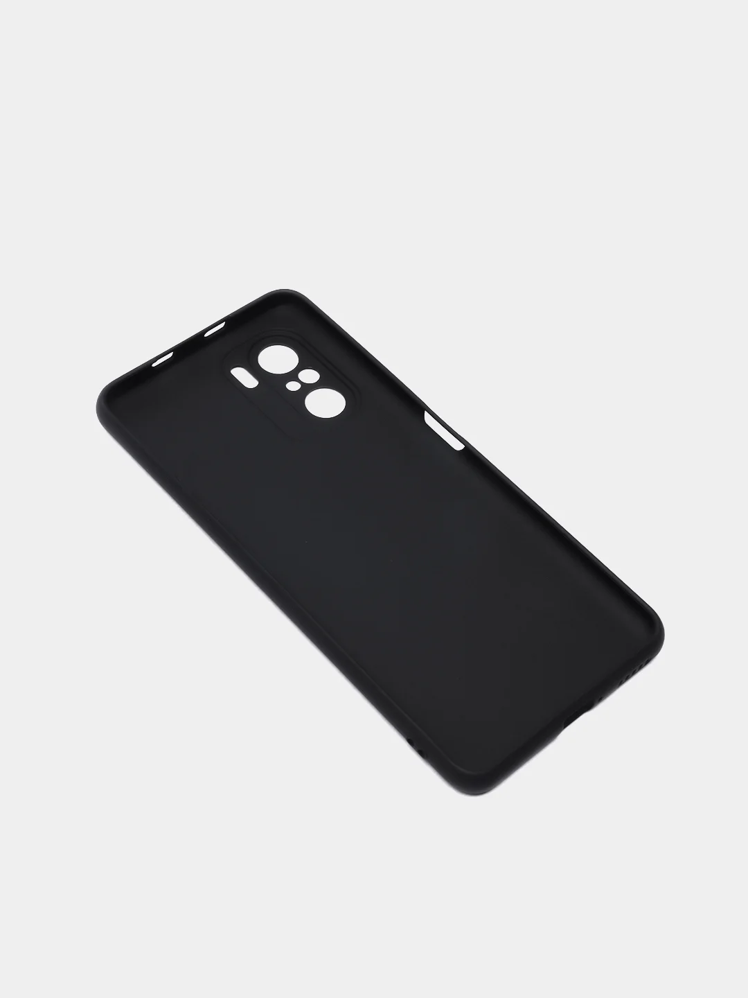 Черный чехол для Poco F3 / Xiaomi Mi 11i (2021) цветной матовый