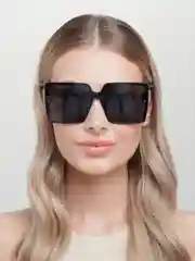 Черный женские солнцезащитные очки с защитой от ультрафиолета, UV400