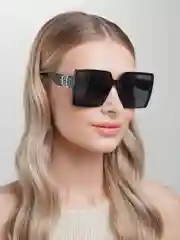 Черный женские солнцезащитные очки с защитой от ультрафиолета, UV400