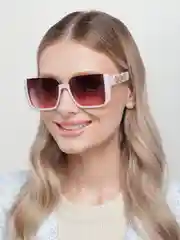 Розовый женские солнцезащитные очки, с защитой от ультрафиолета, UV400