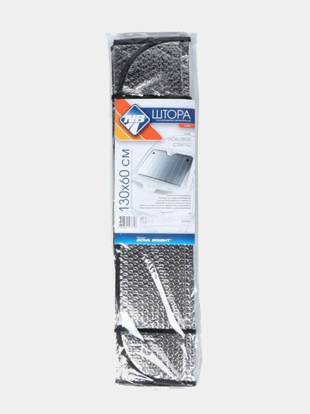 Шторка солнцезащитная, автомобильная, 130 х 60 см