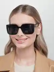 Черный женские солнцезащитные очки, с защитой от ультрафиолета, UV400