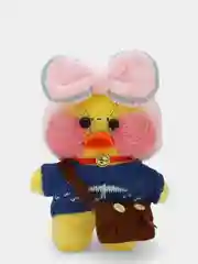 Белый мягкая игрушка "Уточка Lalafanfan"
