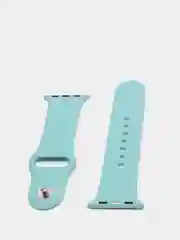 Бирюзовый ремешок для Apple Watch 2, 3, 4, 5, 6 и SE, силиконовый