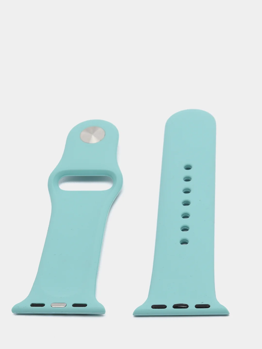 Бирюзовый ремешок для Apple Watch 2, 3, 4, 5, 6 и SE, силиконовый
