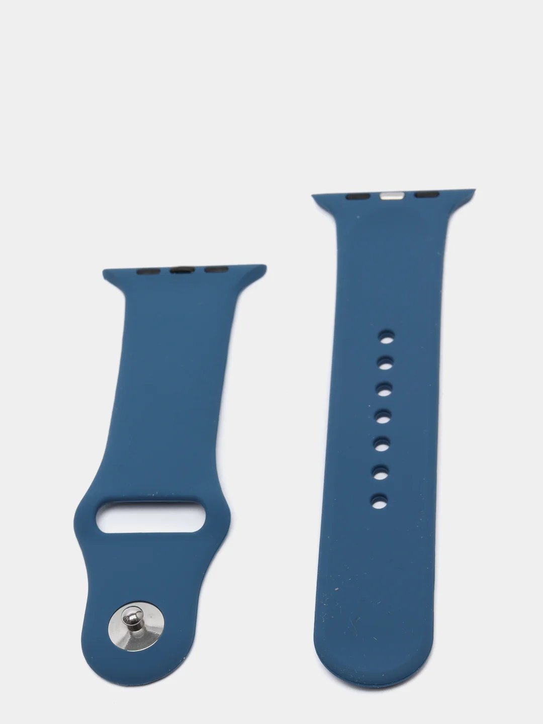 Темно-синий ремешок для Apple Watch 2, 3, 4, 5, 6 и SE, силиконовый