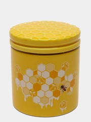 Банка для сыпучих продуктов "Honey", 10 х 10 х 12 см, 480 мл