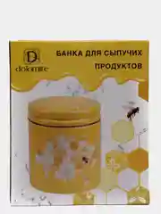 Банка для сыпучих продуктов "Honey", 10 х 10 х 12 см, 480 мл