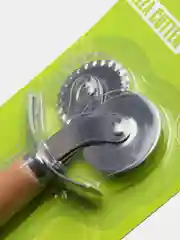 Нож для нарезки мучных изделий, двойной, нержавейка, 7*2*15 см
