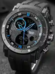 Синий часы наручные мужские SANDA 6012