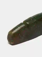 Зелёный хаки силиконовая приманка GARNIRKA, виброхвост 225 мм, 90 г