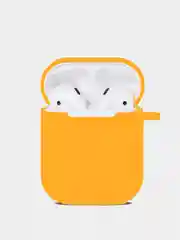Светло-оранжевый силиконовый чехол для наушников AirPods 1 / 2 / TWS i9s i10 i11 i12 i13 i14 i15 i100