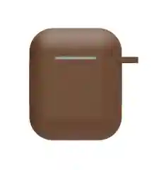 Коричневый силиконовый чехол для наушников AirPods 1 / 2 / TWS i9s i10 i11 i12 i13 i14 i15 i100