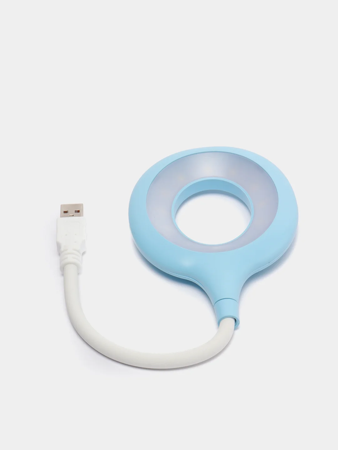 Светло-синий кольцевая светодиодная лампа USB