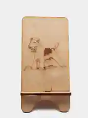 Подставка для телефона из дерева
