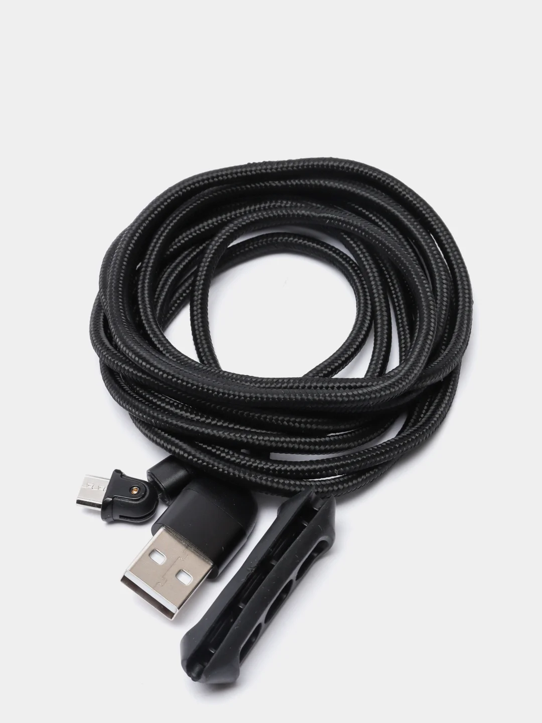 Черный usb Кабель для зарядки и передачи данных Charget 3.0 A (micro, Type C, Apple lightning)