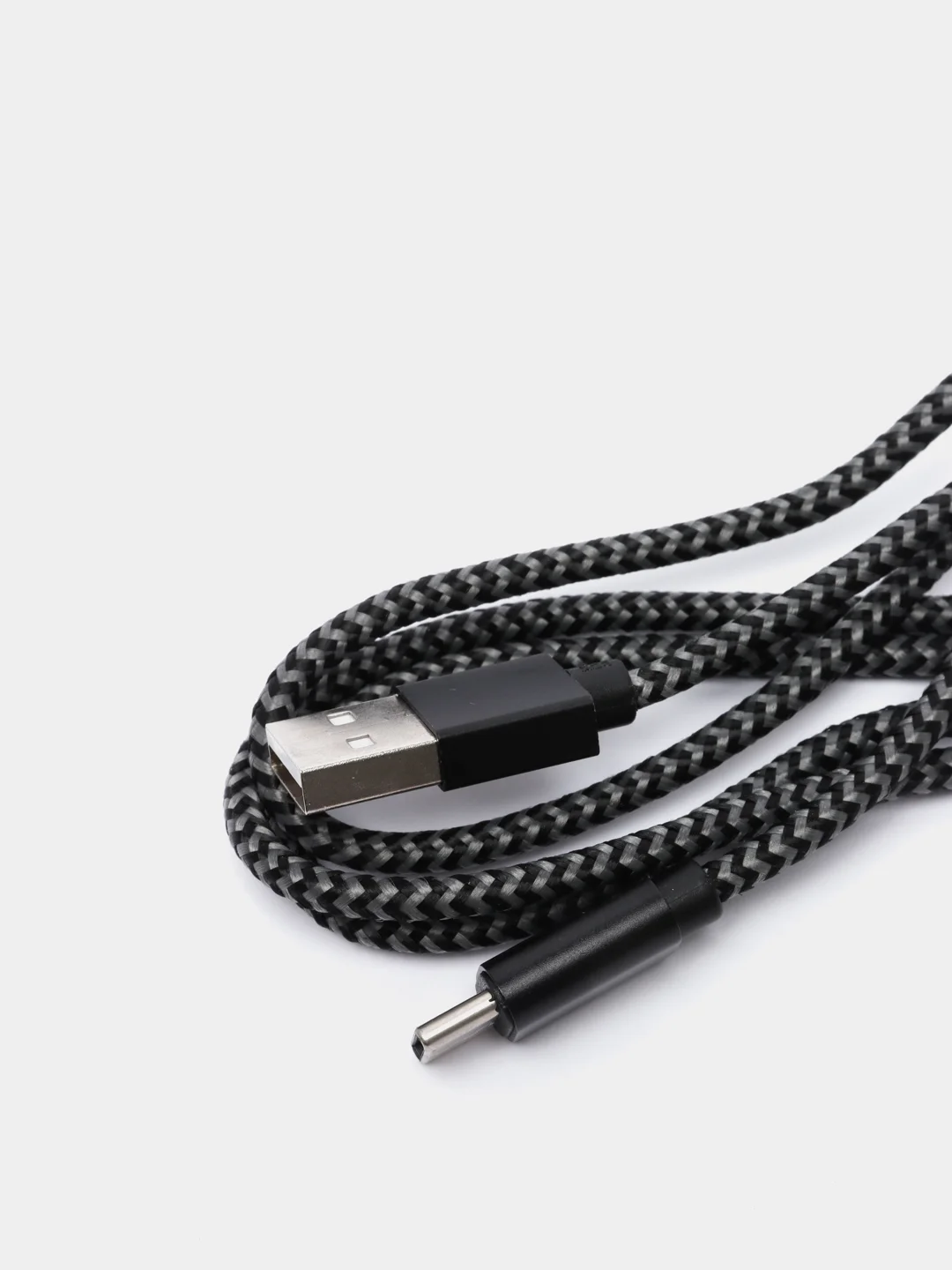 Серый кабель для зарядки Type-C Hoco X14 (3А), 1 и 2 метра