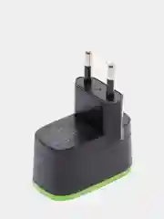 Черный сетевое зарядное устройство 2 USB СЗУ блок питания адаптер для розетки