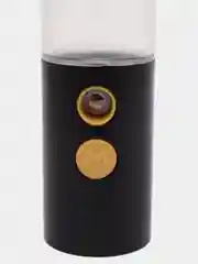Черный увлажнитель воздуха и кожи лица портативный ручной с подсветкой, с USB зарядкой