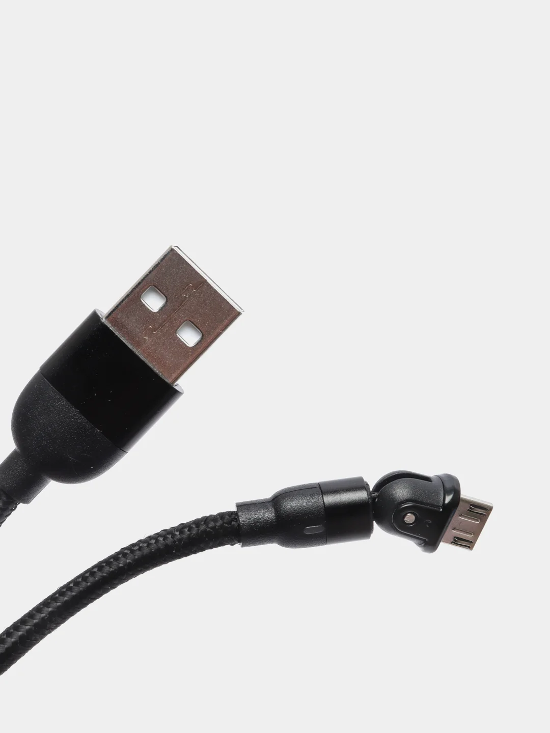 Черный usb Кабель для зарядки и передачи данных Charget 3.0 A (micro, Type C, Apple lightning)