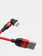 Красный usb Кабель для зарядки и передачи данных Charget 3.0 A (micro, Type C, Apple lightning)