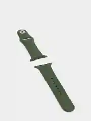 Зеленый ремешок для Apple Watch 2, 3, 4, 5, 6 и SE, силиконовый