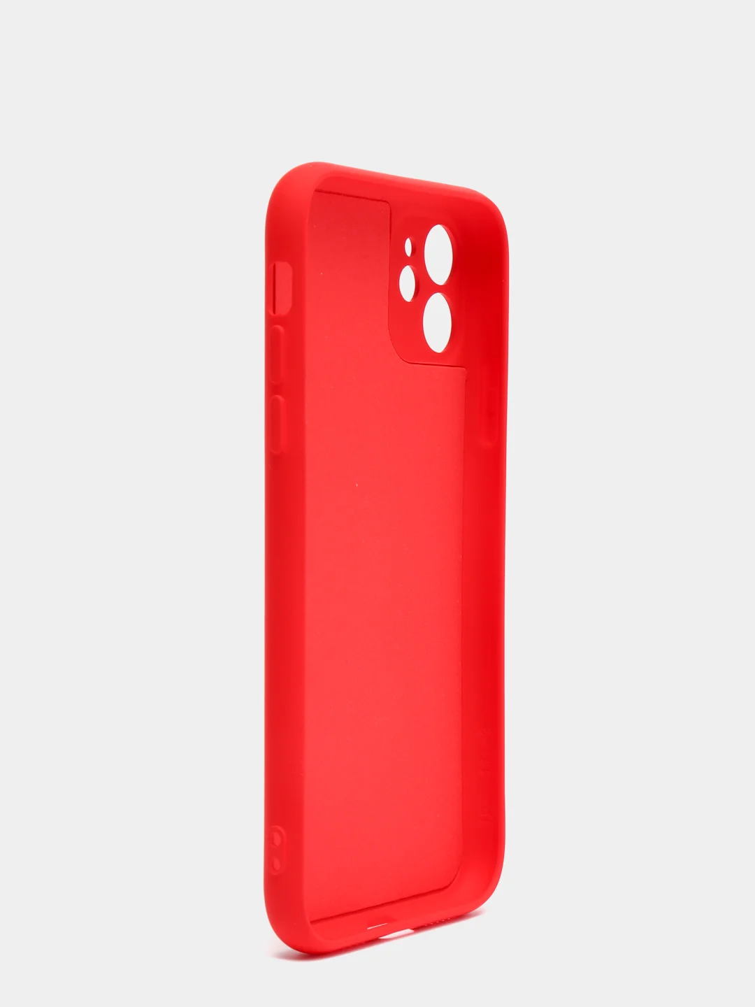 Красный чехол iPhone 11 13 12 Pro Mini силиконовый ( Айфон Про Мини )