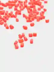 Алый бисер стеклярус