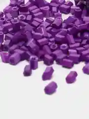 Аметистовый бисер стеклярус
