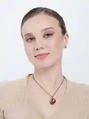 Синий космический кулон